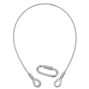 EUROLITE Safety Bond B 6x1000mm up to 35kg silver