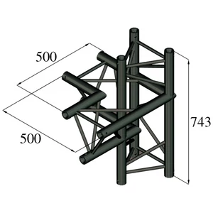 ALUTRUSS TRILOCK S-PAC-44 4-Way Piece \/ left