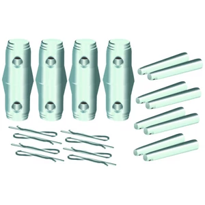ALUTRUSS QUADLOCK set connecting cone/pivot/pin