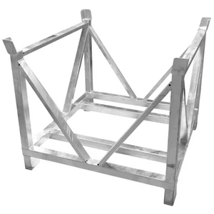 ALUTRUSS Dolly for Steel Base Plates Square 80x80