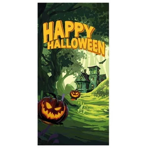 EUROPALMS Halloween Banner, Haunted Forest, 90x180cm