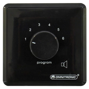 OMNITRONIC PA Program Selector mono bk
