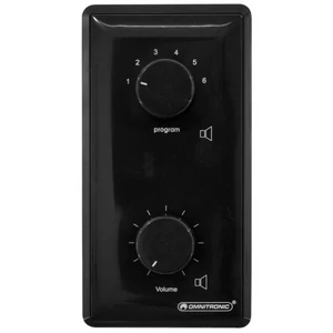 OMNITRONIC PA Vol Contr/Prog Select 45W mono bk