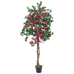 EUROPALMS Bougainvillea, artificial plant, red, 150cm