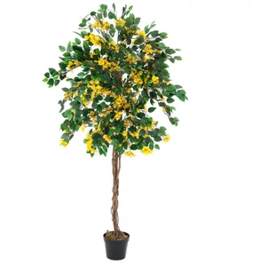 EUROPALMS Bougainvillea, artificial plant, yellow, 180cm