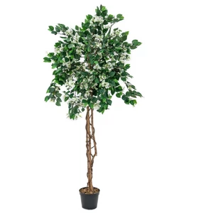 EUROPALMS Bougainvillea, artificial plant, white, 180cm