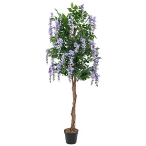 EUROPALMS Wisteria, artificial plant, purple, 150cm