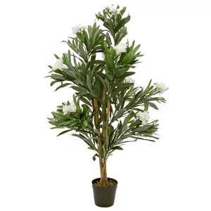 EUROPALMS Oleander tree, artificial plant, white, 120 cm EUROPALMS Oleander tree, artificial plant, white, 120 cm