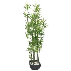 EUROPALMS Bamboo in bowl, artificial, 120cm