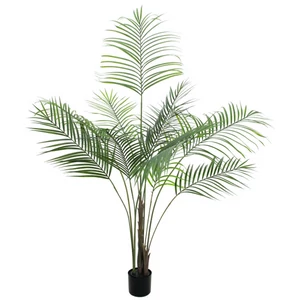 EUROPALMS Areca palm with big leaves, artificial plant, 185cm
