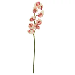 EUROPALMS Cymbidium branch, artificial, creme-pink, 90cm