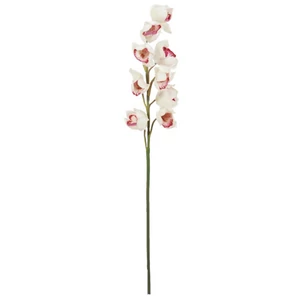EUROPALMS Cymbidium branch, artificial, white-pink, 90cm