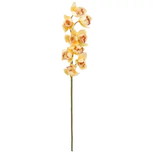 EUROPALMS Cymbidium branch, artificial, yellow, 90cm