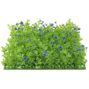 EUROPALMS Grass mat, artificial, green-purple, 25x25cm EUROPALMS Grass mat, artificial, green-purple, 25x25cm