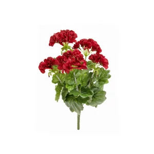 EUROPALMS Geranium, artificial, red, 42cm