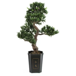 EUROPALMS Bonsai podocarpus, artificial plant, 80cm