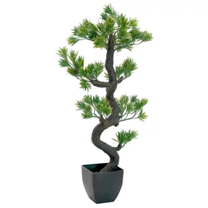 EUROPALMS Pine bonsai, artificial plant, 95cm