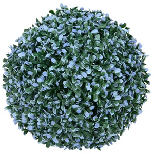 EUROPALMS Grass ball, artificial,   blue, 22cm