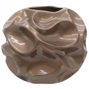 EUROPALMS Design pot BUBBLE-35, brown