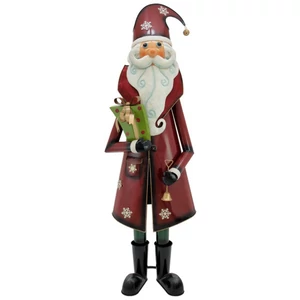 EUROPALMS Santa Claus, Metal, 195cm, red
