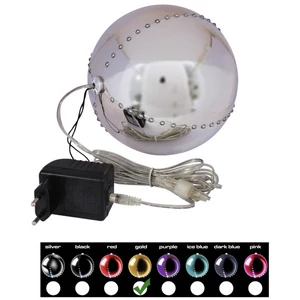 EUROPALMS LED Snowball 15cm, gold EUROPALMS LED Snowball 15cm, gold