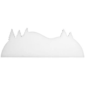 EUROPALMS Winter landscape made of  snow matting, flame retardant B1