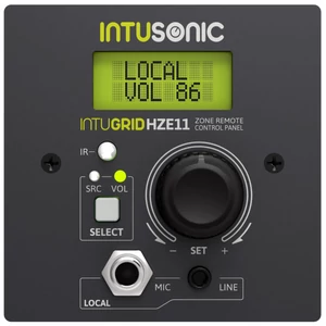 INTUSONIC HZE11 Zone Remote Control Panel