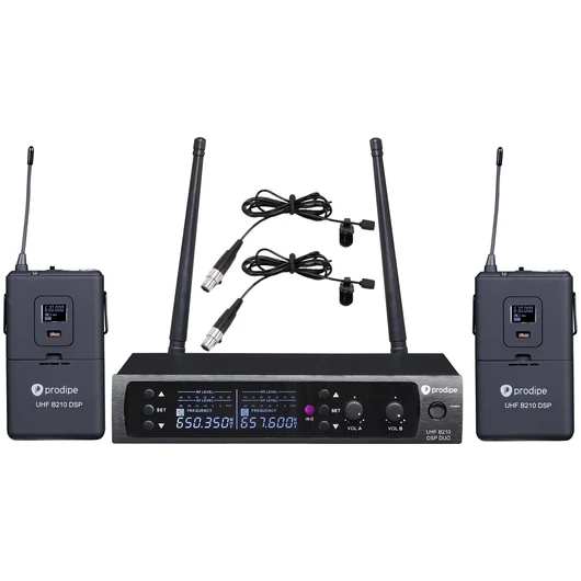 Prodipe - UHF B210 DSP Lavalier Duo dupla csíptetős szett
