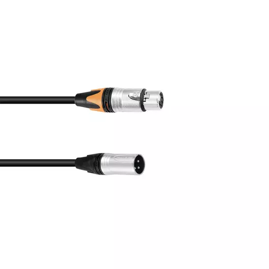 PSSO Adaptercable DMX XLR 3pin/5pin 0.3m bk