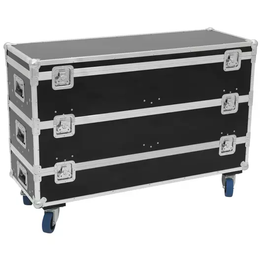 ROADINGER Flightcase 12x LED Bar Size L