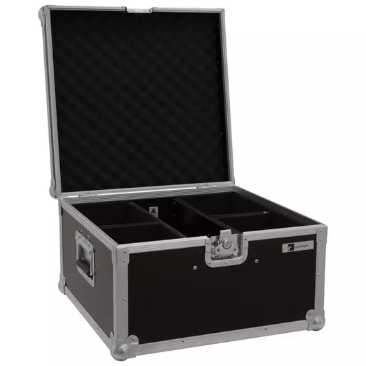 ROADINGER Flightcase 4x LED IP PAR 3x8W QCL/3x9W SCL