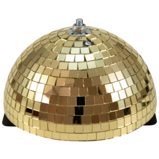 EUROLITE Half Mirror Ball 20cm gold motorized