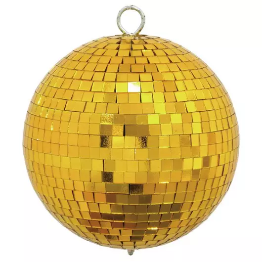 EUROLITE Mirror ball 15cm gold