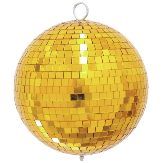 EUROLITE Mirror Ball 20cm gold