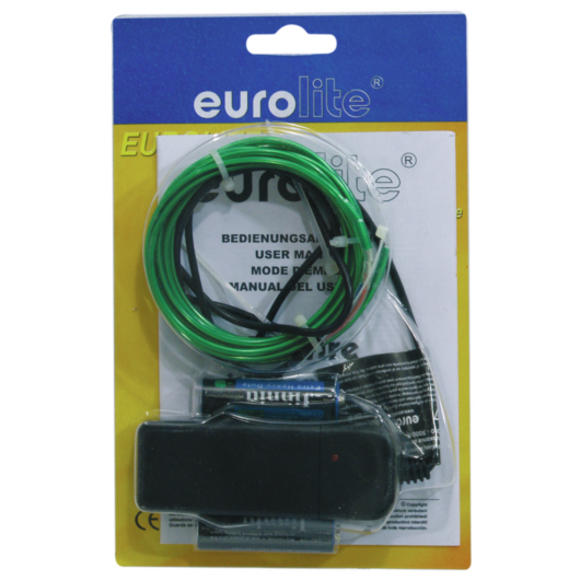 EUROLITE EL Wire 2mm, 2m, green