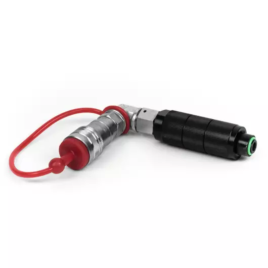 TCM FX CO2 Bottle to Hose 90 degree Quick Connector