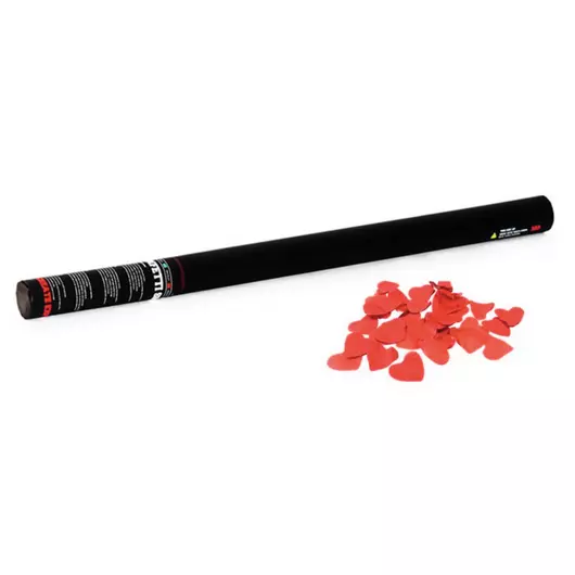 TCM FX Handheld Confetti Cannon 80cm, red Hearts