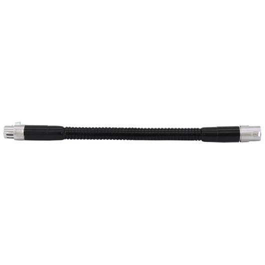 OMNITRONIC Gooseneck black XLR/XLR, 47cm