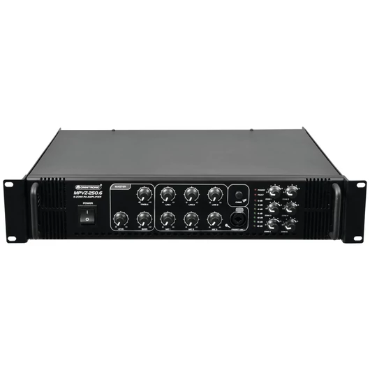 OMNITRONIC MPVZ-250.6 PA Mixing Amplifier