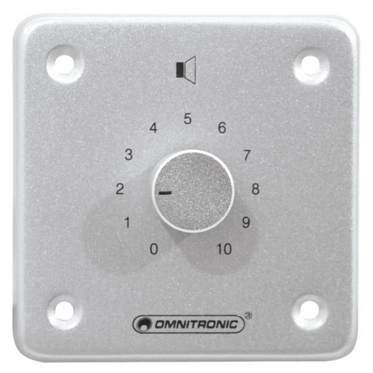 OMNITRONIC PA Volume Controller 10 W mono sil