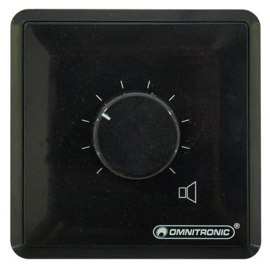 OMNITRONIC PA Volume Controller 5 W stereo bk