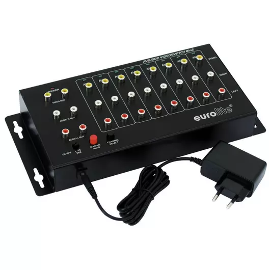 EUROLITE AVS-802 Video switch 8in2