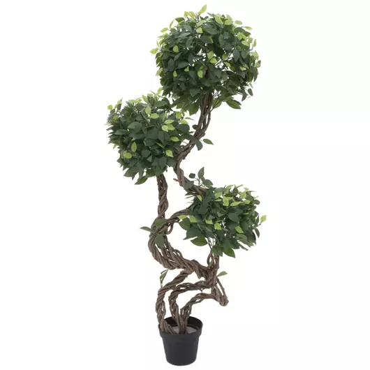 EUROPALMS Ficus spiral trunk, artificial plant, 160cm