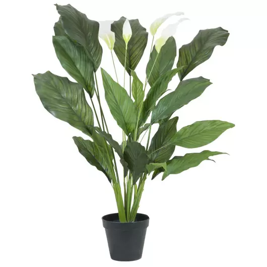 EUROPALMS Spathiphyllum deluxe, artificial, 83cm