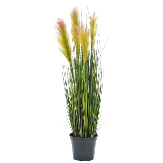 EUROPALMS Feather grass, artificial, rosé, 90cm