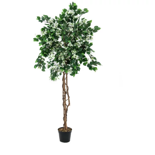 EUROPALMS Bougainvillea, artificial plant, white, 150cm