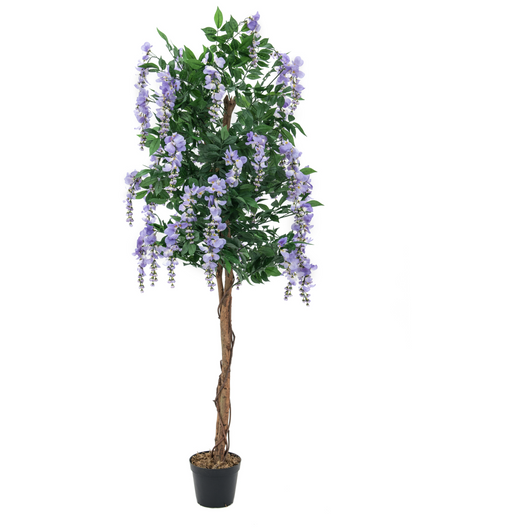 EUROPALMS Wisteria, artificial plant, purple, 150cm