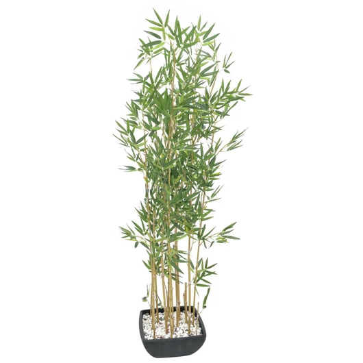 EUROPALMS Bamboo in bowl, artificial, 150cm