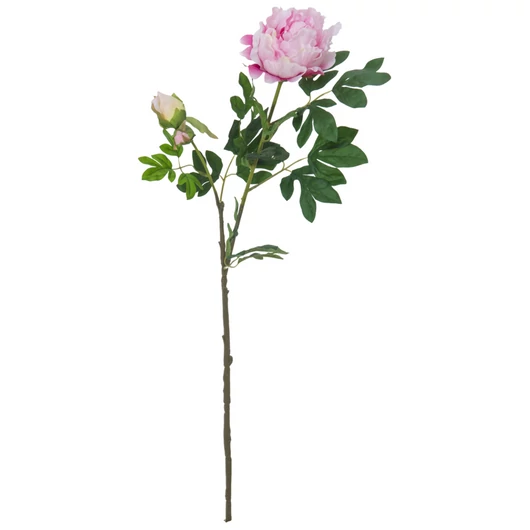 EUROPALMS Peony Branch premium, artificial plant, pink, 100cm