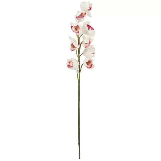 EUROPALMS Cymbidium branch, artificial, white-pink, 90cm